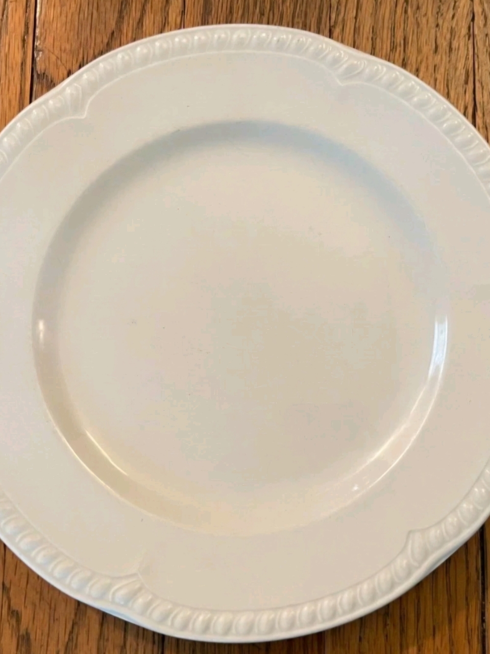 Churchill Classic White Embossed Desert Plate 7.5" NEW